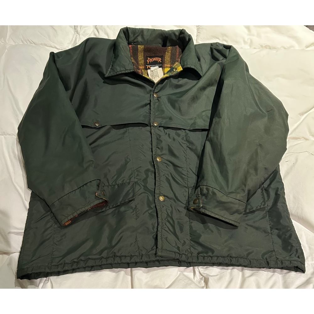 VTG Pioneer wool blanket lined chore coat Grandpacore workwear‎ utility Gorpcore